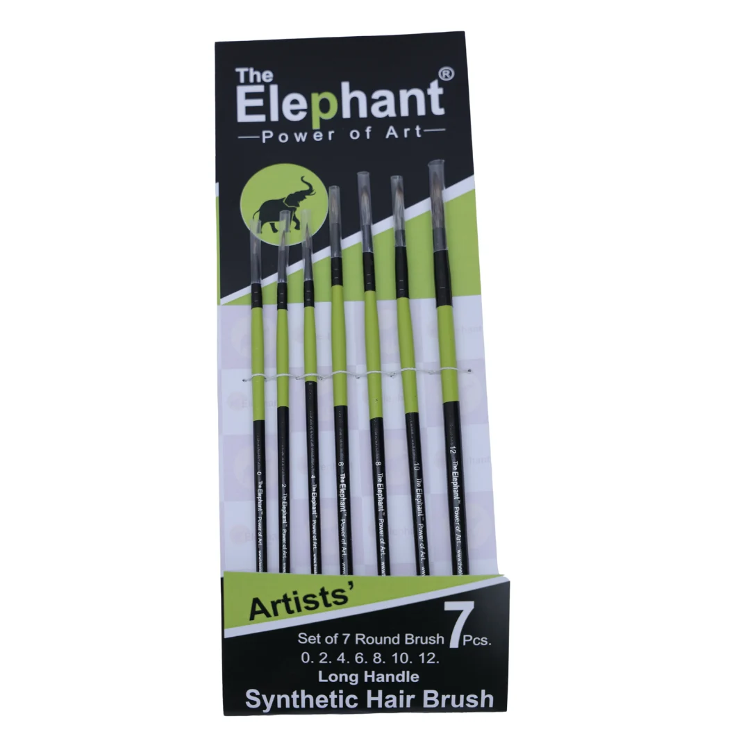 Round Brush , 0.2.4.6.8.10.12 set of 7 brush 