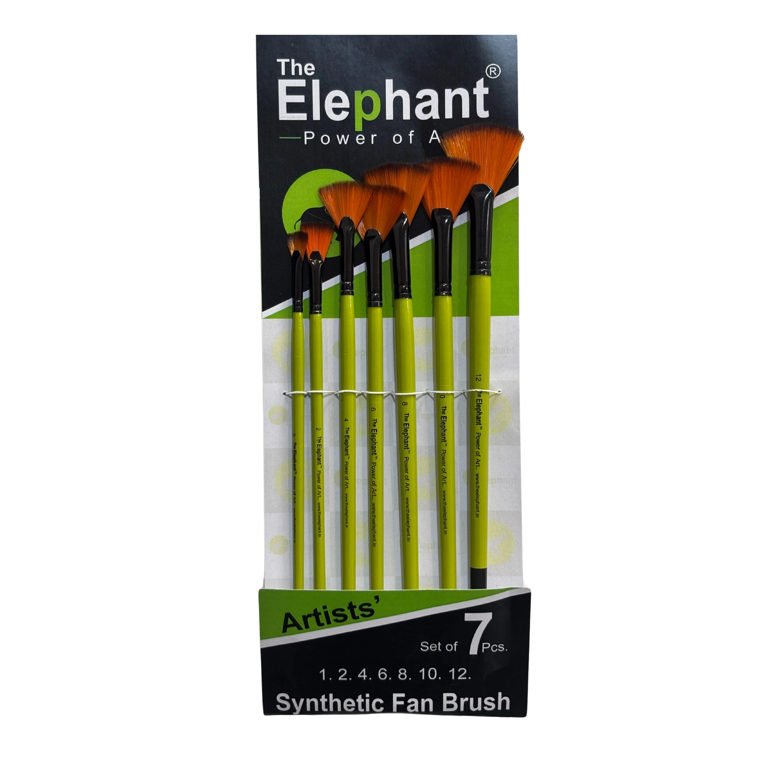 Fan Golden hair Brush