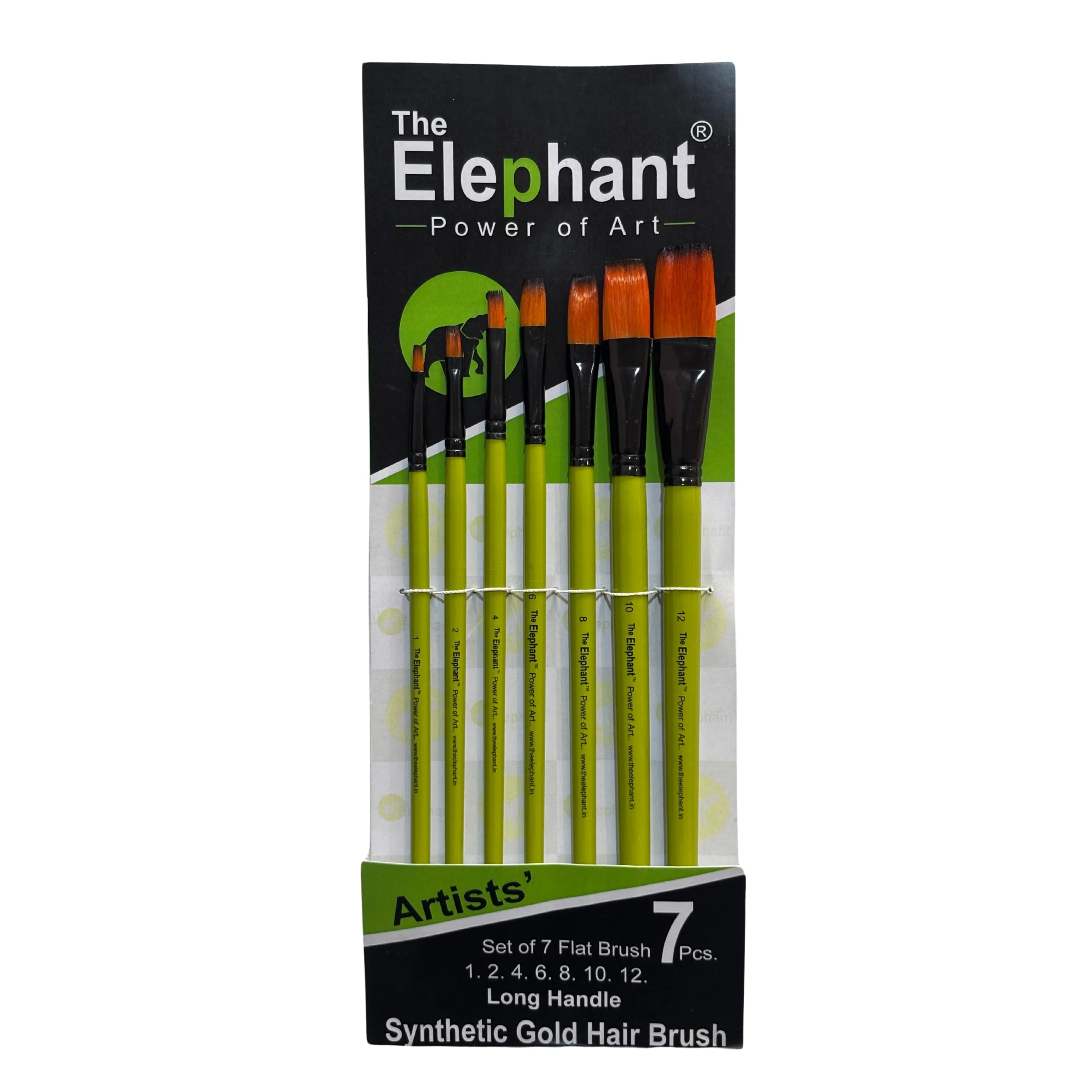 Golden hair Flat Brush